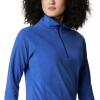 Columbia womens Glacial Iv 1/2 Zip(Lapis Blue/Dark Nocturnal)