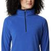 Columbia womens Glacial Iv 1/2 Zip(Lapis Blue/Dark Nocturnal)