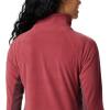 Columbia womens Glacial Iv 1/2 Zip(Marsala Red/Malbec)