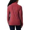 Columbia womens Glacial Iv 1/2 Zip(Marsala Red/Malbec)