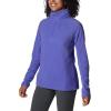 Columbia womens Glacial Iv 1/2 Zip(Purple Lotus)