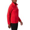 Columbia womens Glacial Iv 1/2 Zip(Red Lily)