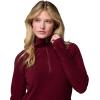Columbia womens Glacial Iv 1/2 Zip(Rich Wine)
