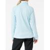 Columbia womens Glacial Iv 1/2 Zip(Spring Blue/White)