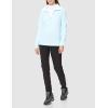 Columbia womens Glacial Iv 1/2 Zip(Spring Blue/White)