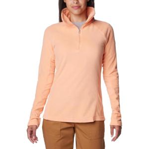 Columbia womens Glacial Iv 1/2 Zip(Apricot Fizz)