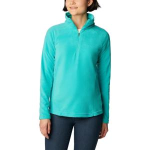Columbia womens Glacial Iv 1/2 Zip(Bright Aqua)