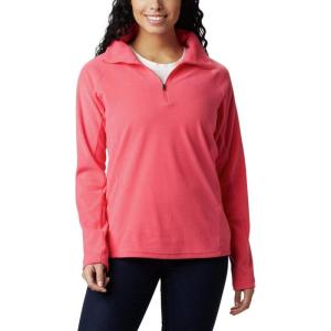 Columbia womens Glacial Iv 1/2 Zip(Bright Geranium)