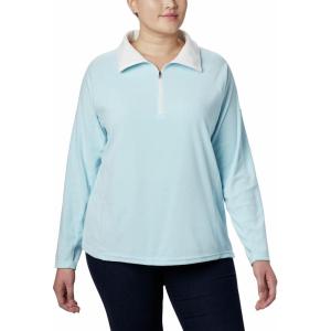 Columbia womens Glacial Iv 1/2 Zip(Spring Blue)