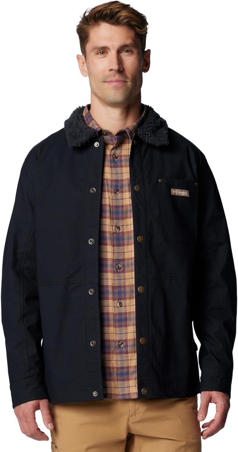 imageColumbia Mens Roughtail Utility JacketBlackTimberwoods Camo