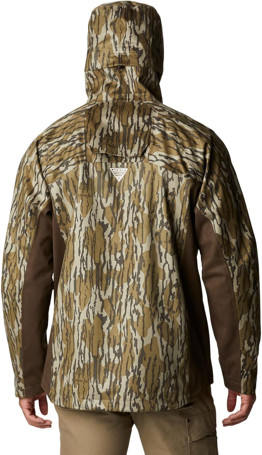 imageColumbia Mens Trophy Rack Silent Rain JacketMossy Oak Bottomland