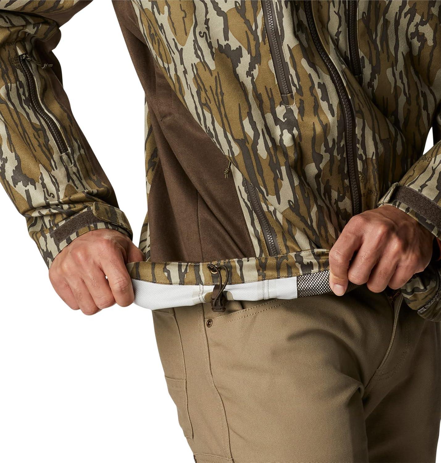 imageColumbia Mens Trophy Rack Silent Rain JacketMossy Oak Bottomland