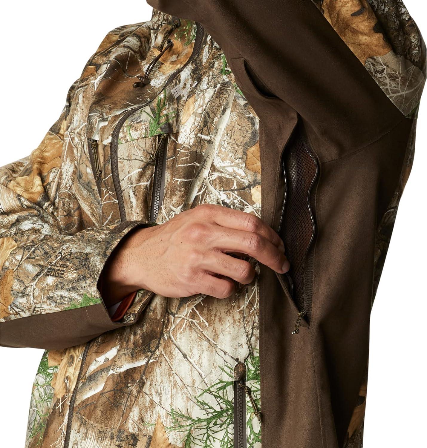 imageColumbia Mens Trophy Rack Silent Rain JacketRealtree Edge