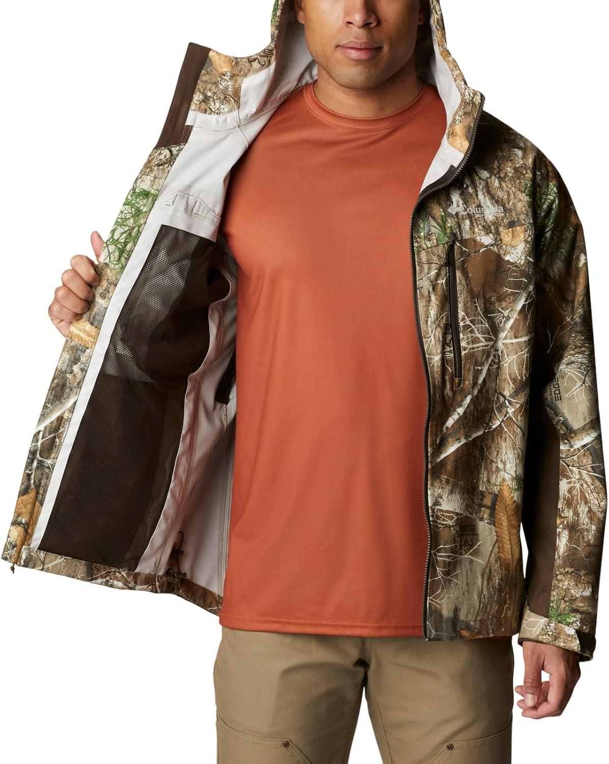 imageColumbia Mens Trophy Rack Silent Rain JacketRealtree Edge