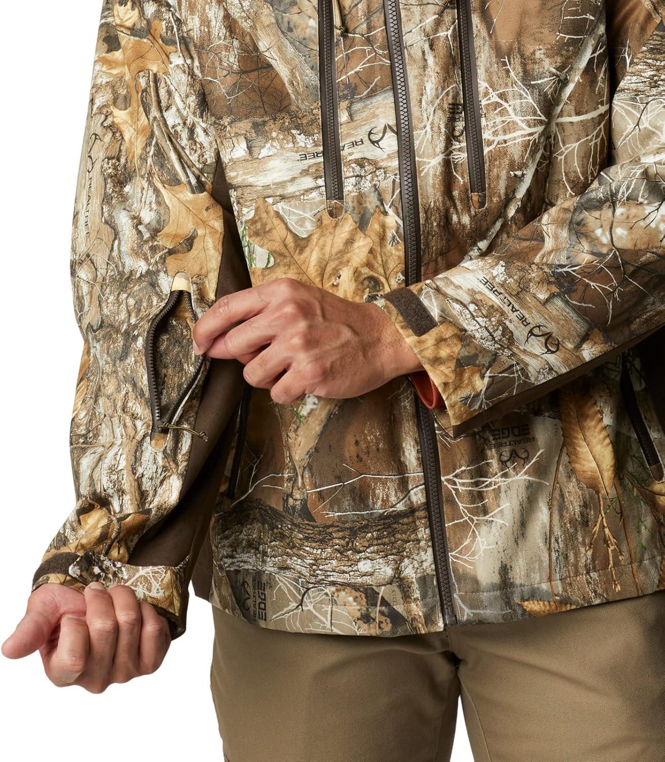 imageColumbia Mens Trophy Rack Silent Rain JacketRealtree Edge