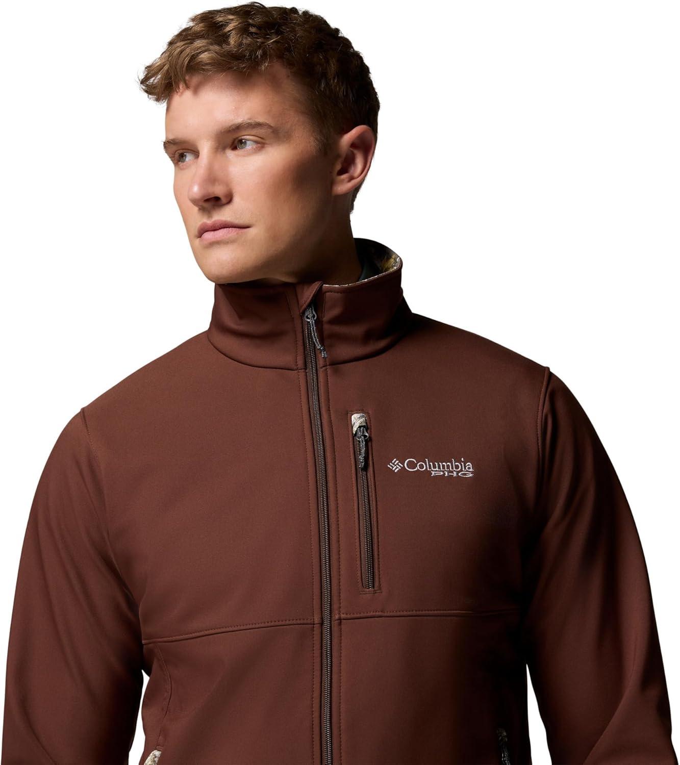 imageColumbia mens Phg Ascender Ii Softshell JacketTobaccoTimberwoods Camo