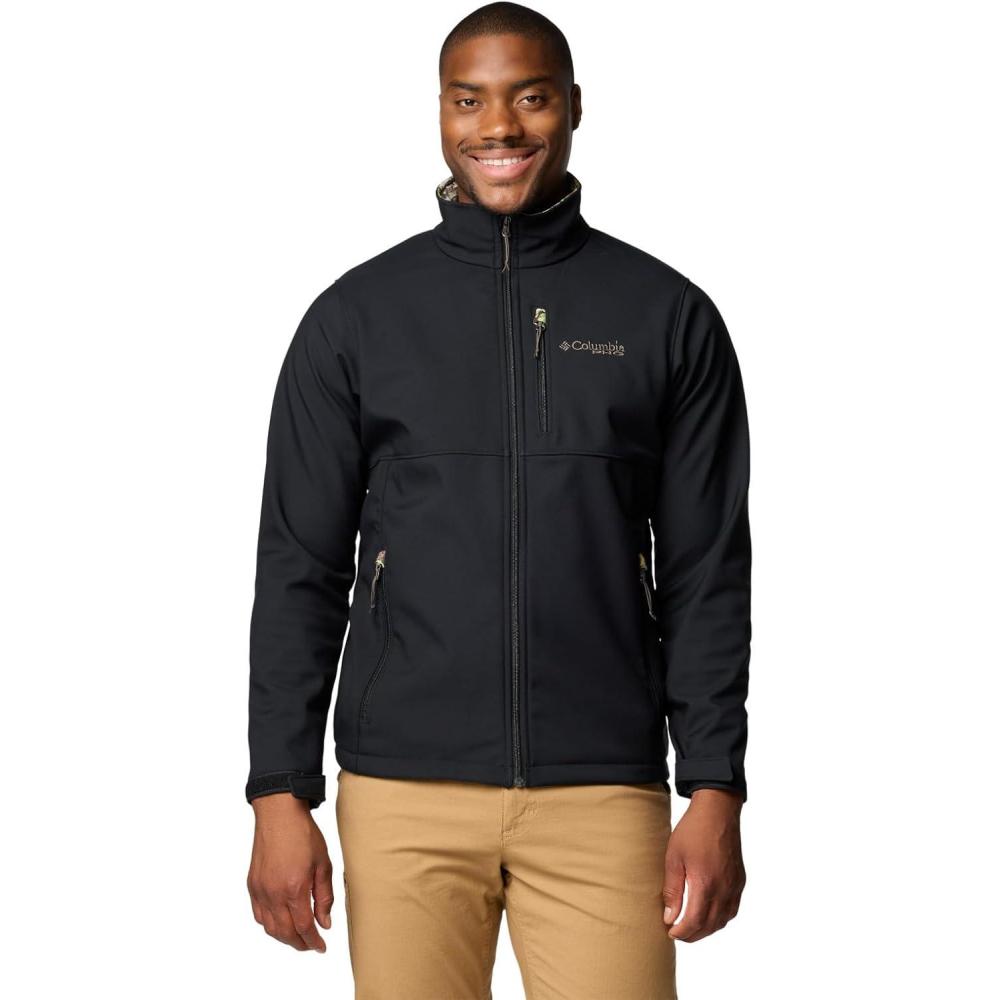 imageColumbia mens Phg Ascender Ii Softshell JacketBlackTimberwoods Camo