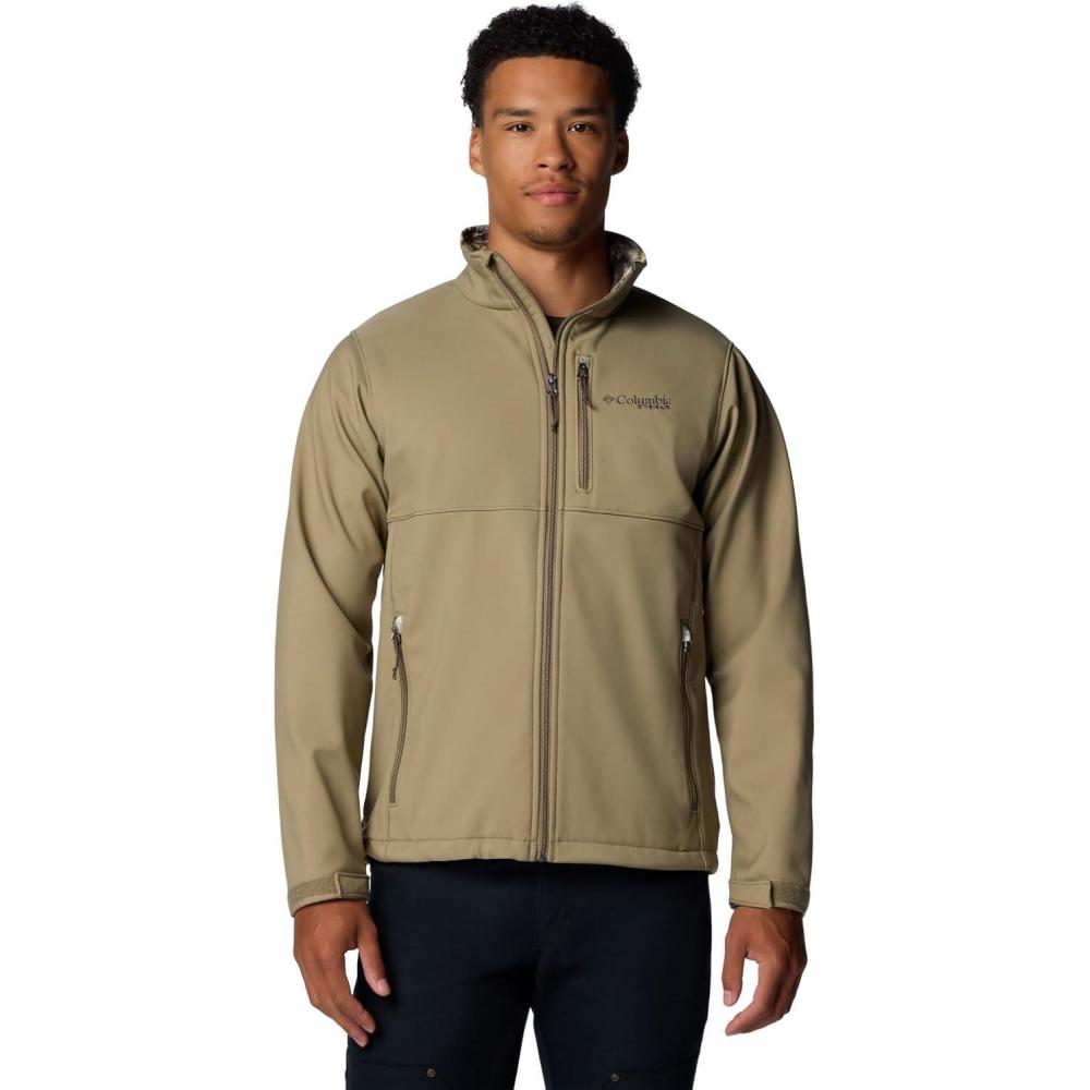 imageColumbia mens Phg Ascender Ii Softshell JacketFlaxTimberwoods Camo