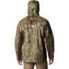 Columbia Mens Trophy Rack Silent Rain Jacket(Mossy Oak Bottomland)
