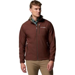 Columbia mens Phg Ascender Ii Softshell Jacket(Tobacco/Timberwoods Camo)