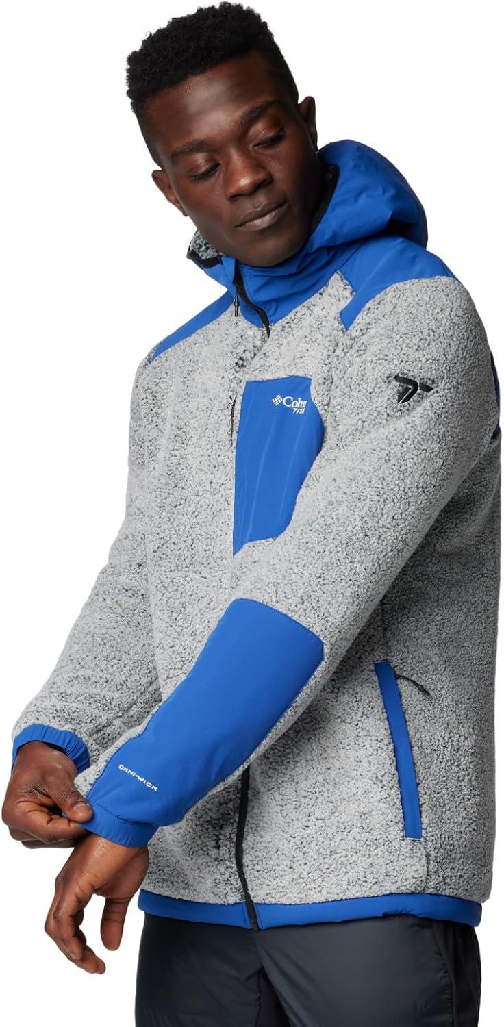 imageColumbia Mens Arctic Crest Sherpa Full ZipMountain BlueWhite