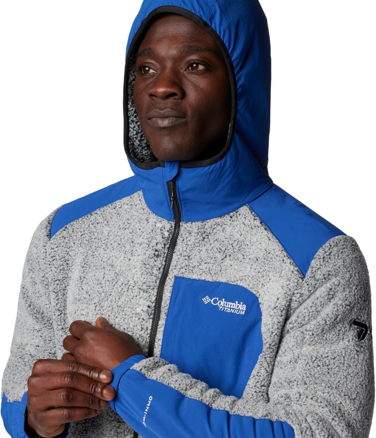 imageColumbia Mens Arctic Crest Sherpa Full ZipMountain BlueWhite
