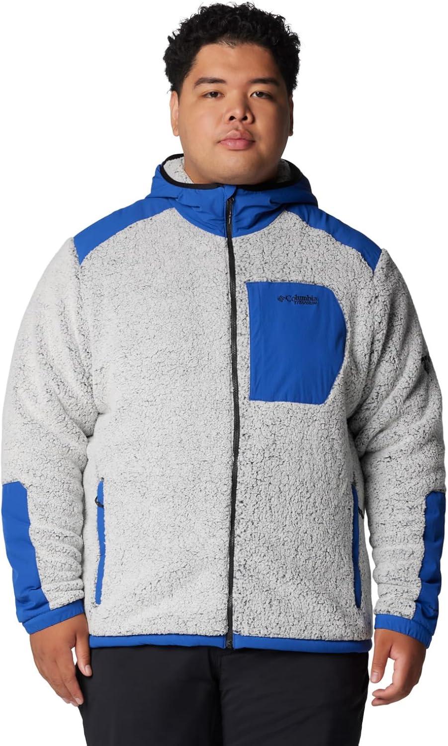 imageColumbia Mens Arctic Crest Sherpa Full ZipMountain BlueWhite
