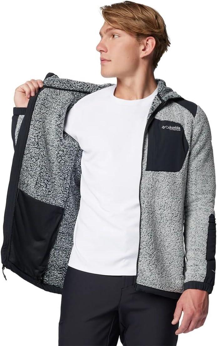 imageColumbia Mens Arctic Crest Sherpa Full ZipWhiteBlack