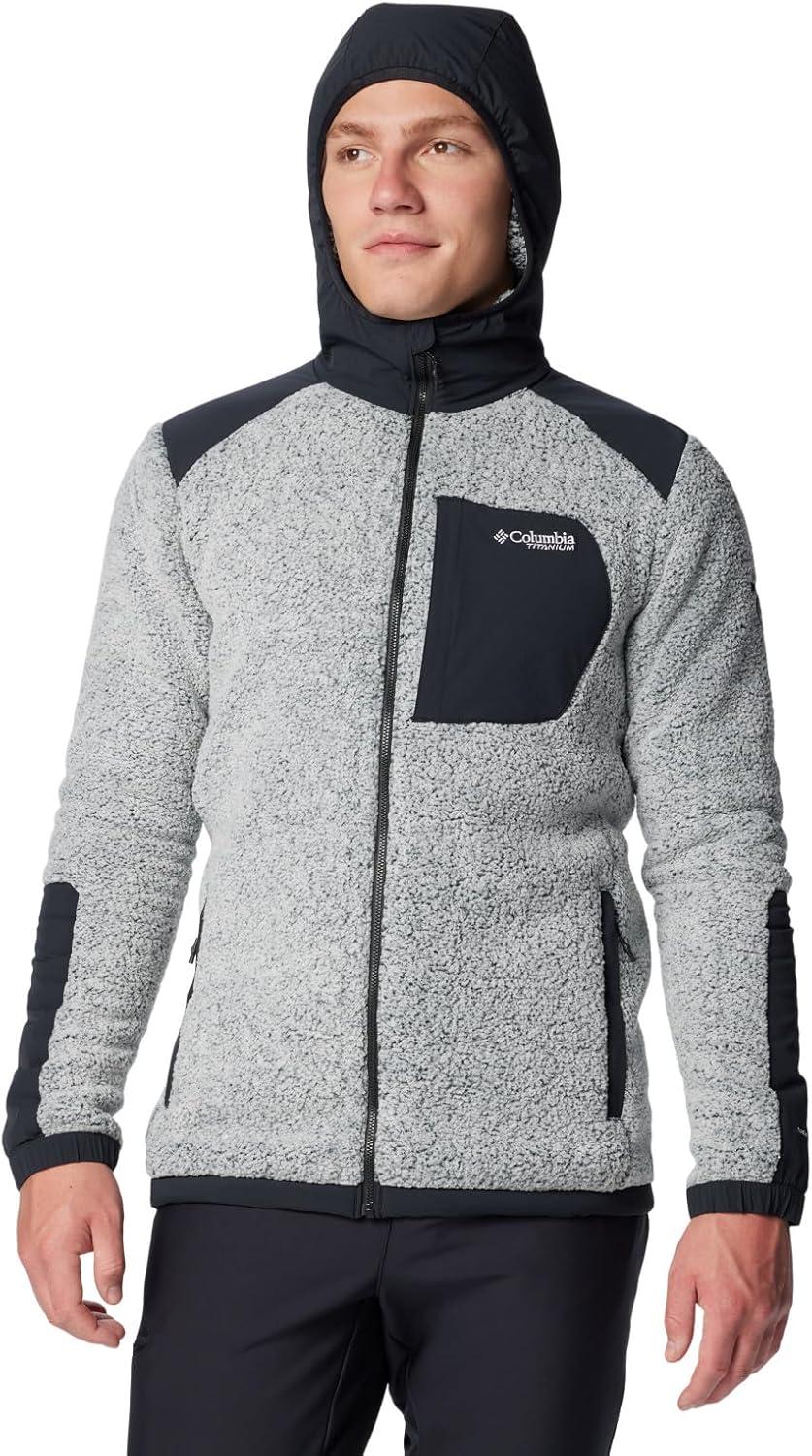 imageColumbia Mens Arctic Crest Sherpa Full ZipWhiteBlack