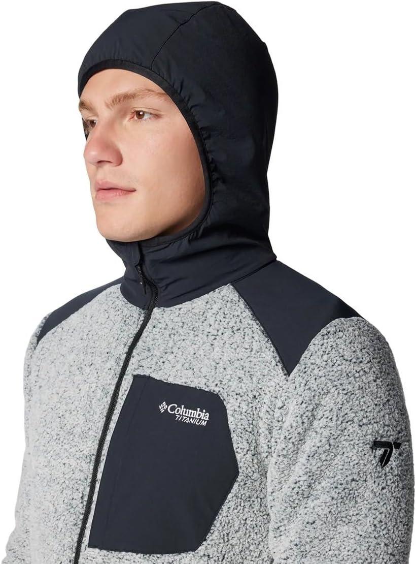 imageColumbia Mens Arctic Crest Sherpa Full ZipWhiteBlack