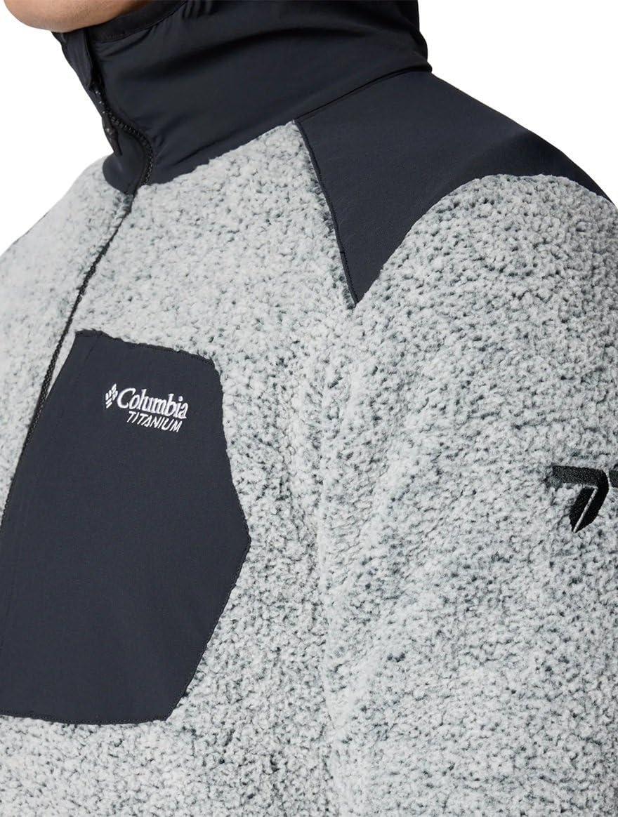 imageColumbia Mens Arctic Crest Sherpa Full ZipWhiteBlack