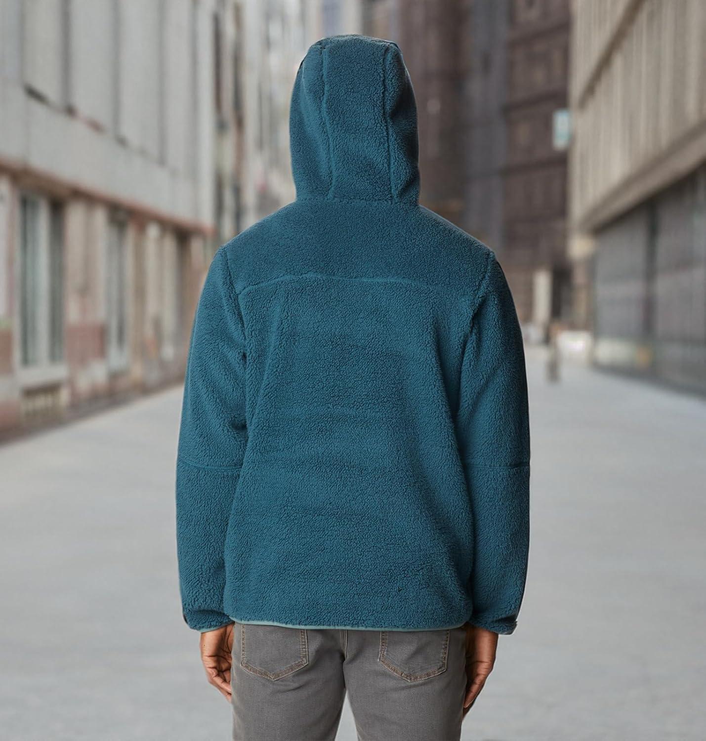 imageColumbia Mens Rugged Ridge III Sherpa Pullover HoodieNight Wave