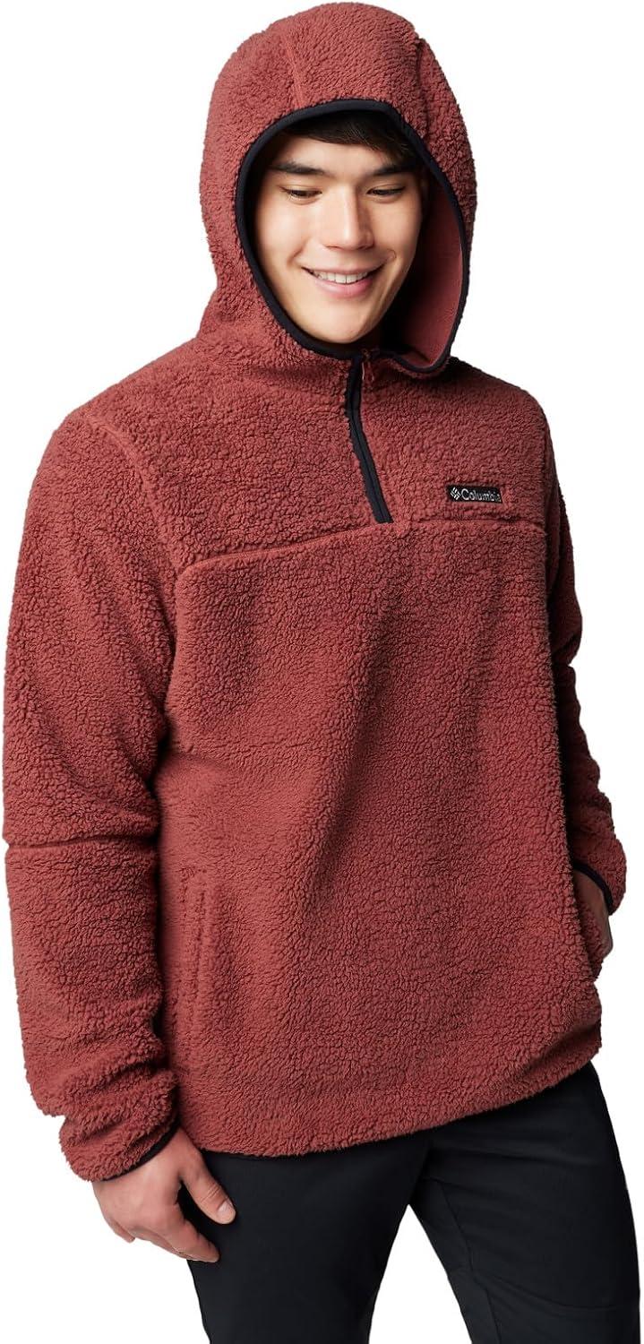 imageColumbia Mens Rugged Ridge III Sherpa Pullover HoodieSpice