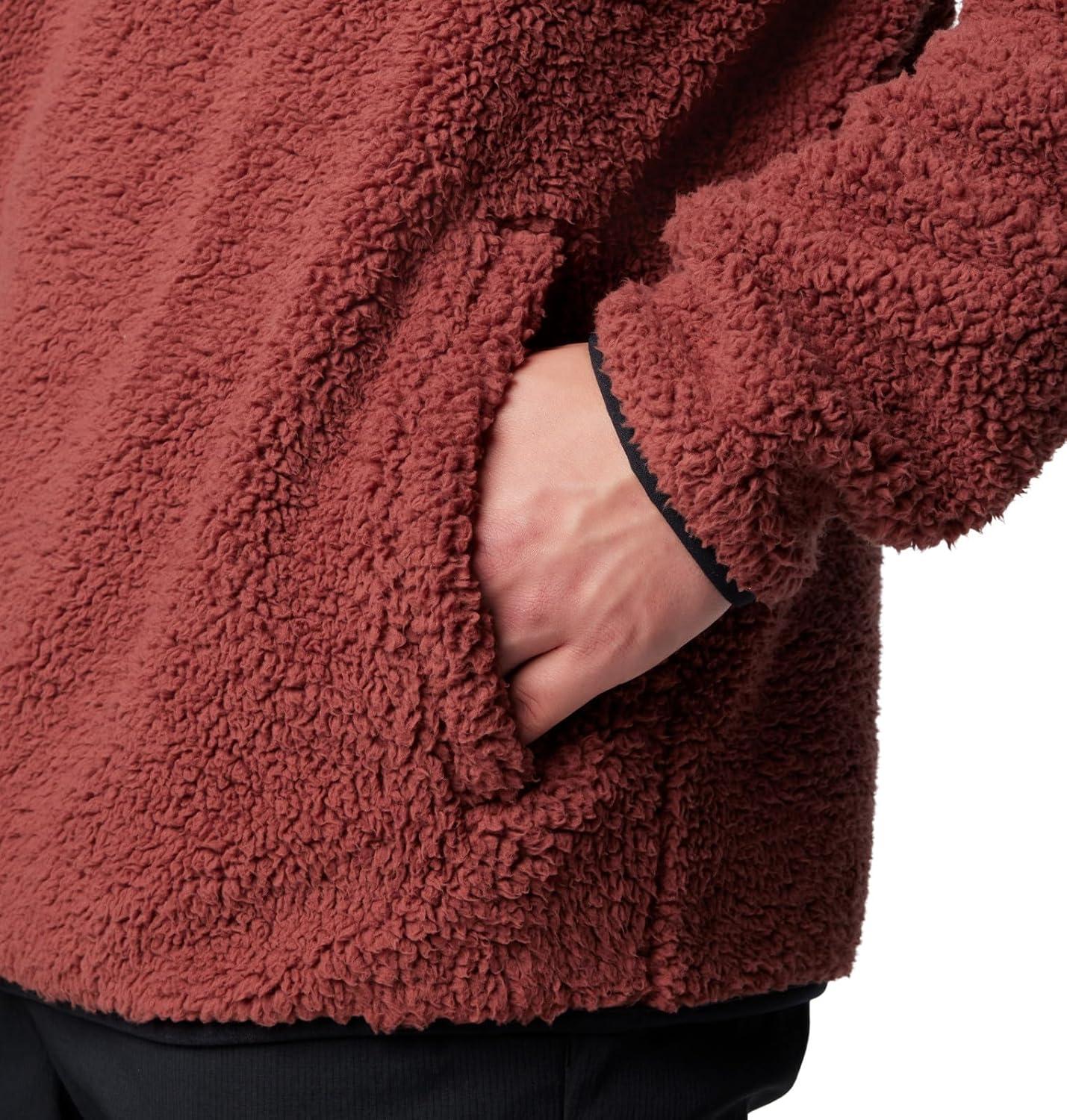 imageColumbia Mens Rugged Ridge III Sherpa Pullover HoodieSpice