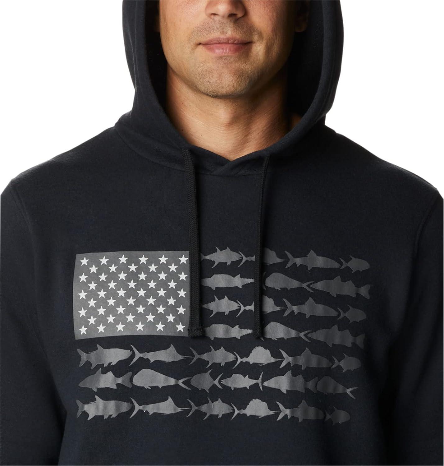 imageColumbia mens Pfg Fish Flag II Hoodie