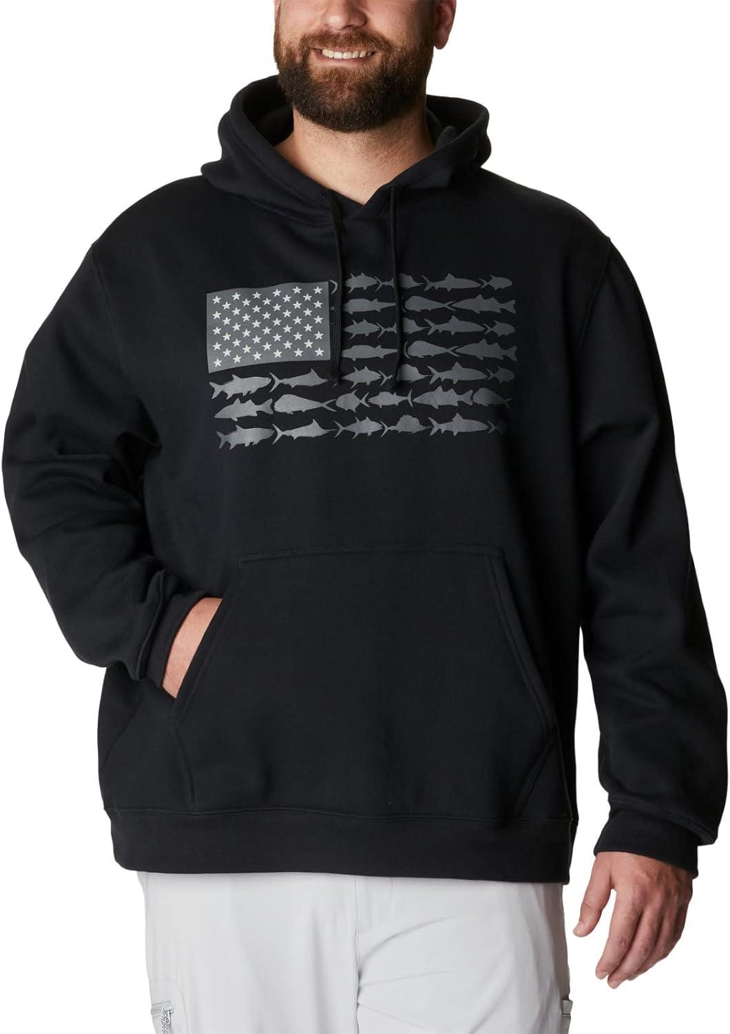 imageColumbia mens Pfg Fish Flag II Hoodie