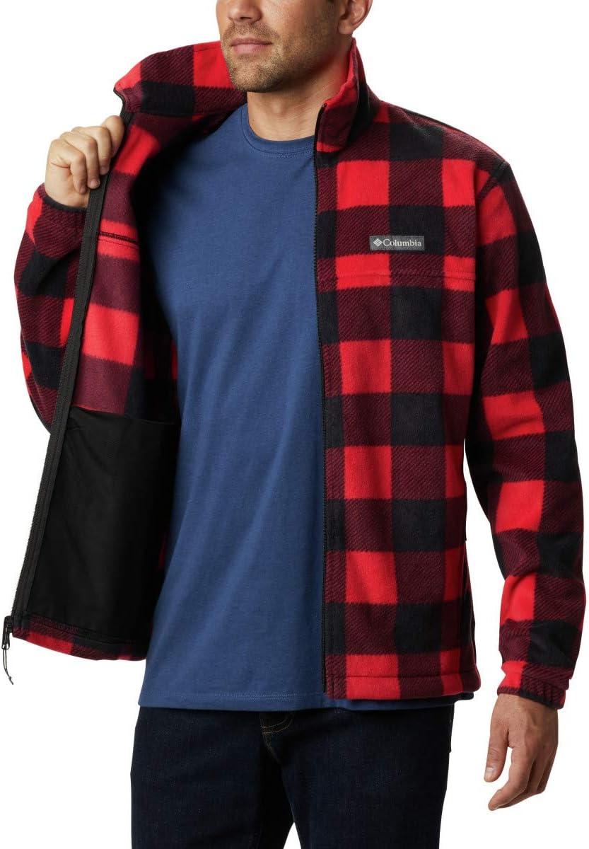 imageColumbia mens Steens Mountain Printed JacketMountain Red Check Print