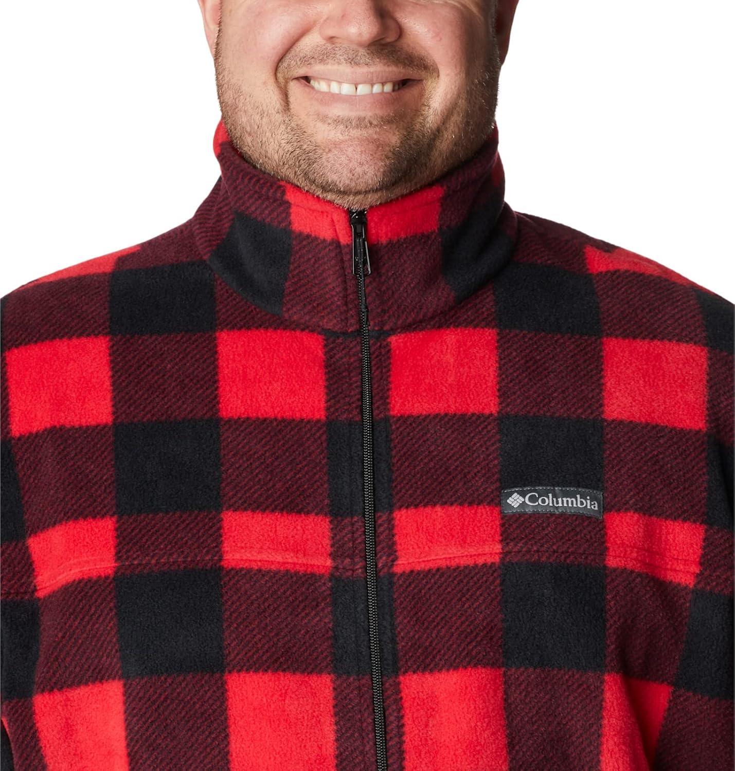 imageColumbia mens Steens Mountain Printed JacketMountain Red Check Print