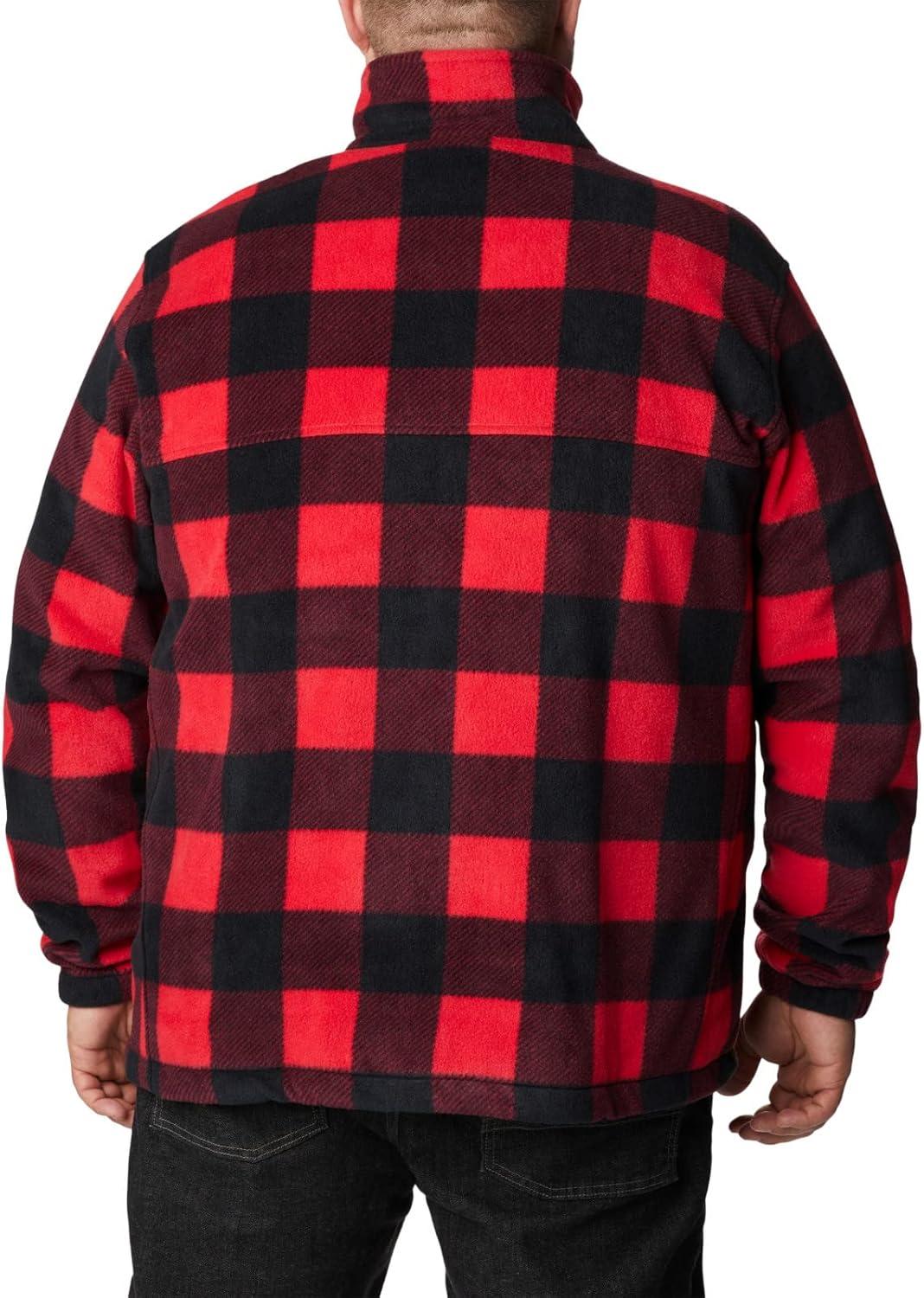 imageColumbia mens Steens Mountain Printed JacketMountain Red Check Print