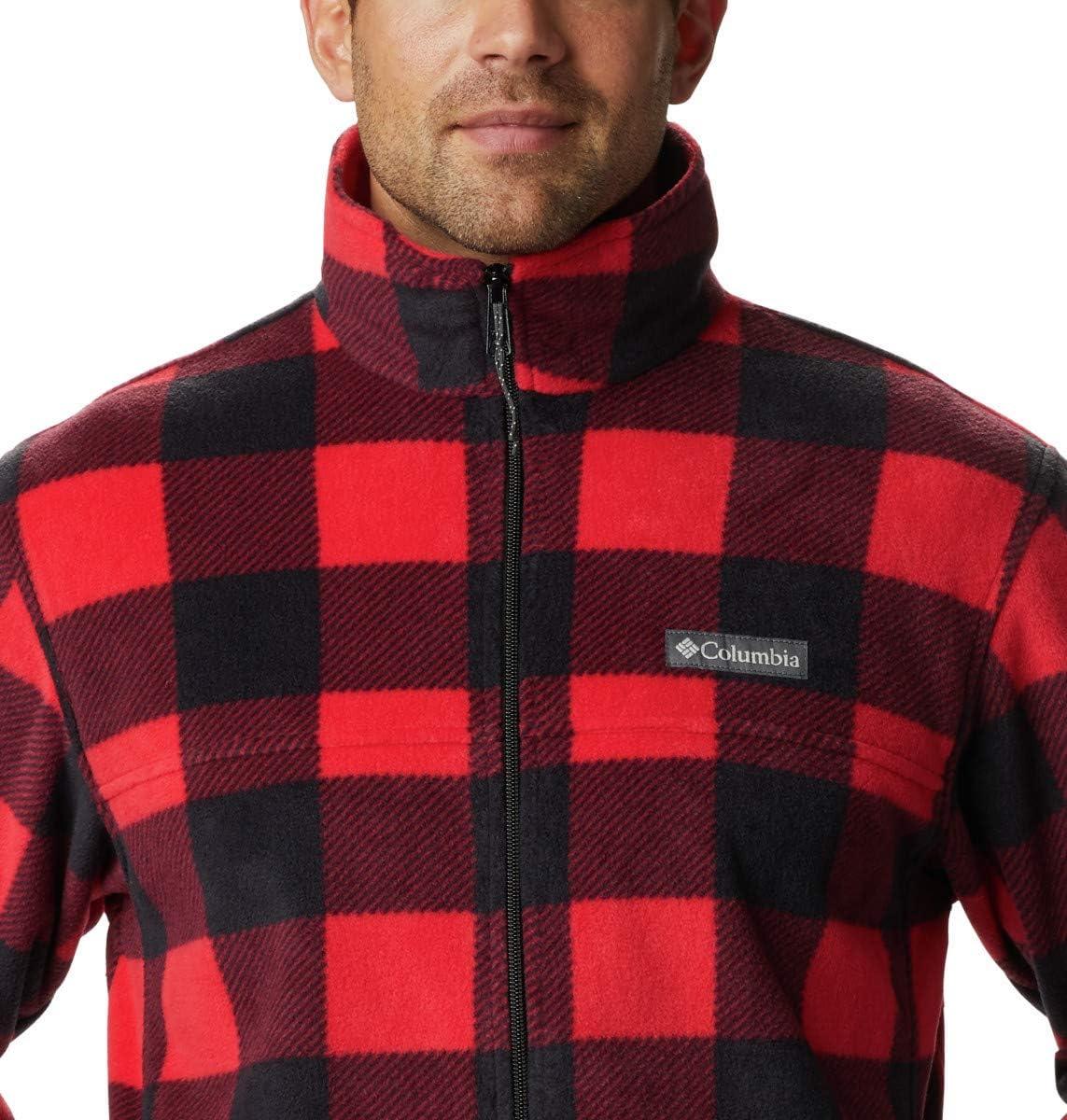 imageColumbia mens Steens Mountain Printed JacketMountain Red Check Print