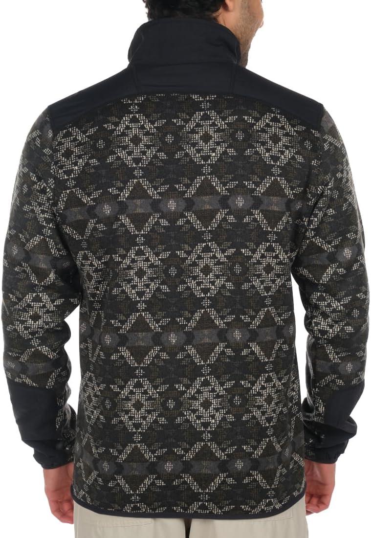 imageColumbia mens Sweater Weather Half ZipBlack Blanket PrintBlack Lodge