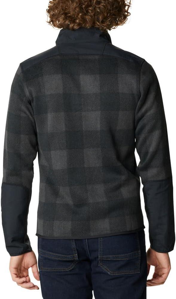 imageColumbia mens Sweater Weather Half ZipBlack Camo BuffaloBlack