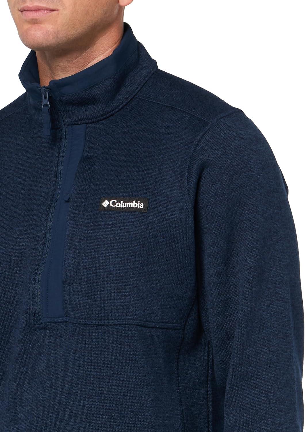 imageColumbia mens Sweater Weather Half ZipCollegiate Navy Heather