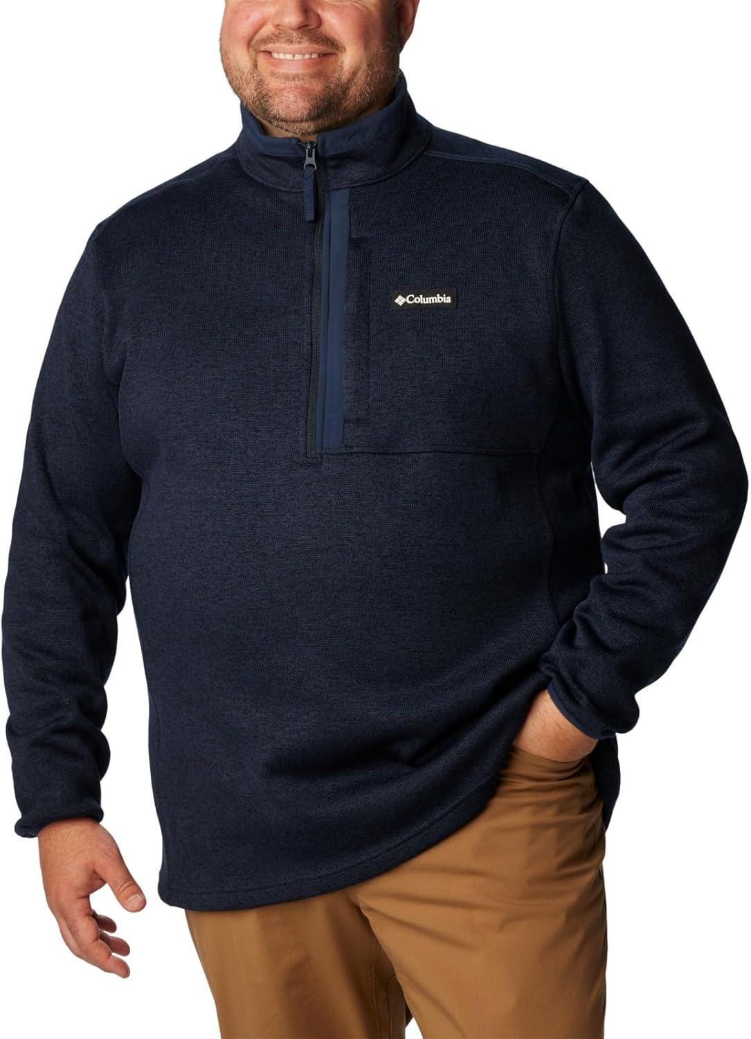 imageColumbia mens Sweater Weather Half ZipCollegiate Navy HeatherCollegiate Navy