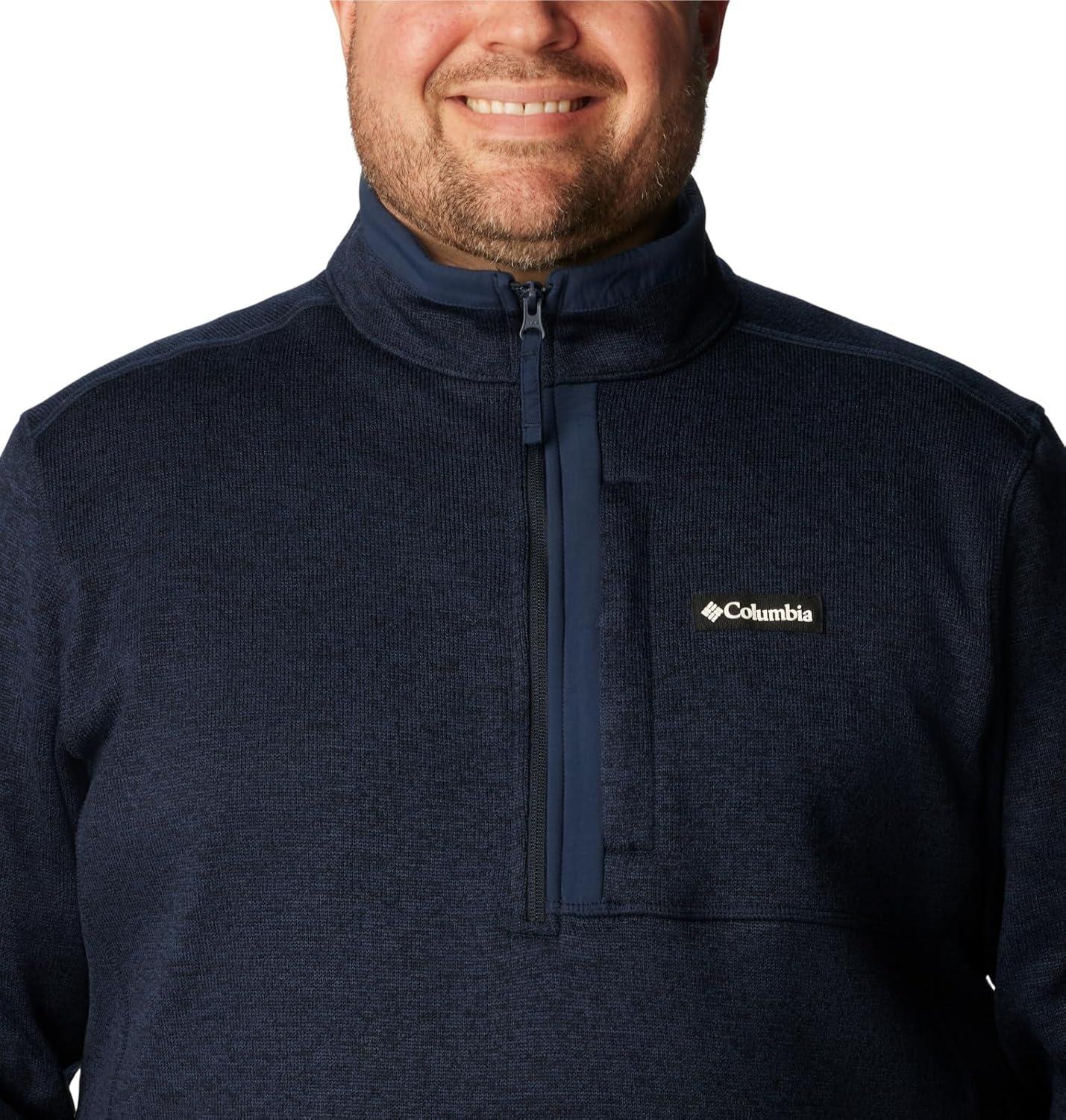 imageColumbia mens Sweater Weather Half ZipCollegiate Navy HeatherCollegiate Navy