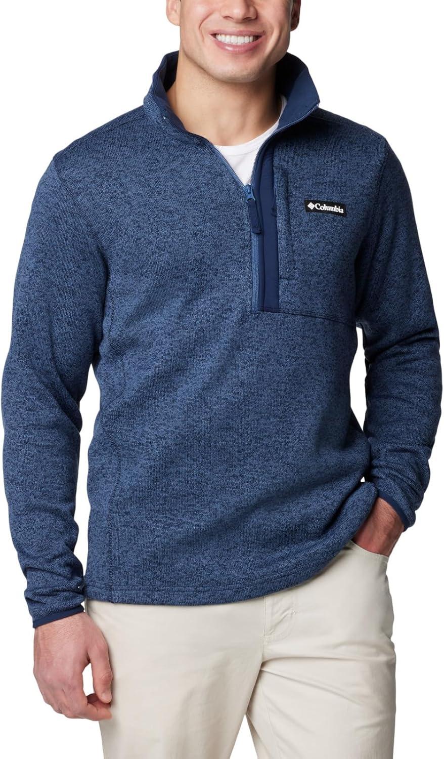 imageColumbia mens Sweater Weather Half ZipDark Mountain Heather