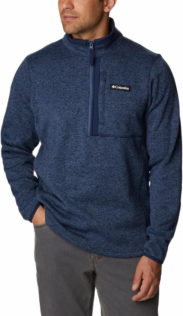 imageColumbia mens Sweater Weather Half ZipDark Mountain HeatherDark Mountain