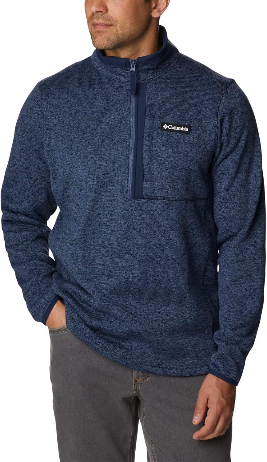 imageColumbia mens Sweater Weather Half ZipDark Mountain HeatherDark Mountain