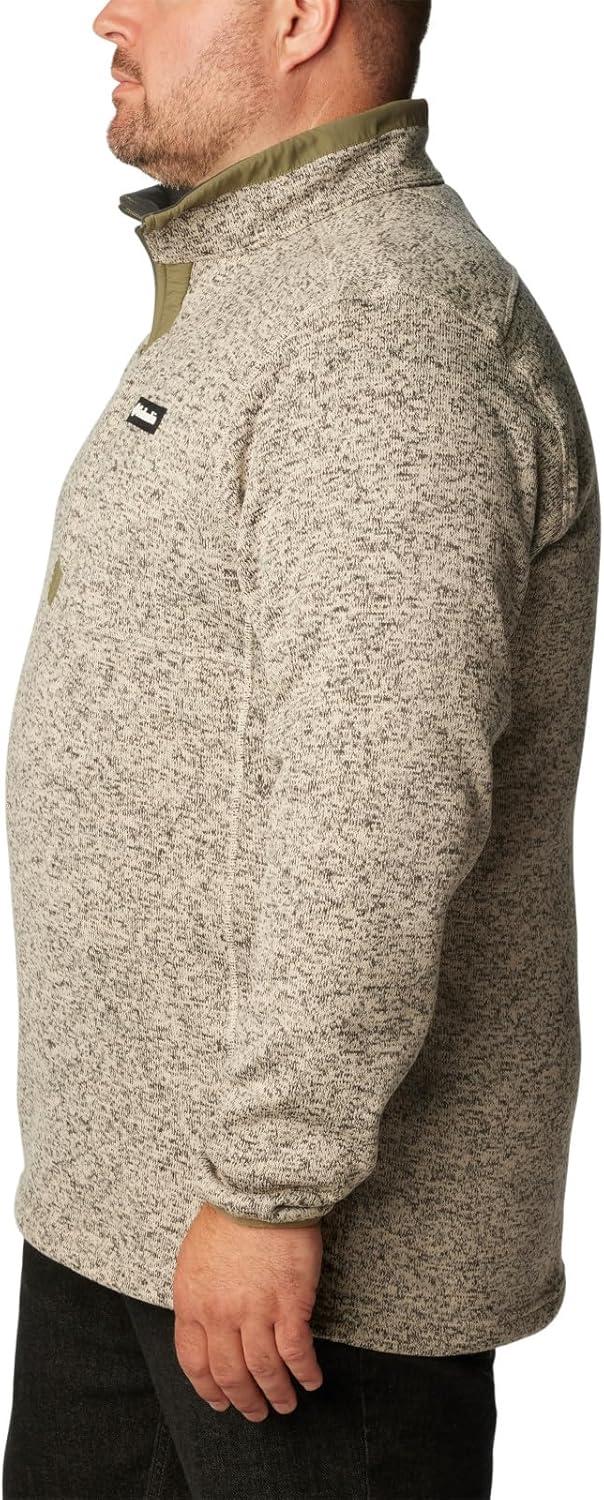 imageColumbia mens Sweater Weather Half ZipDark Stone HeatherStone Green