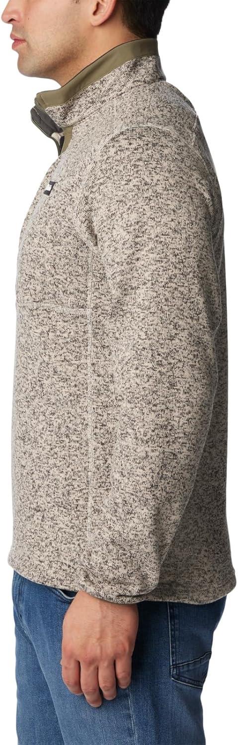 imageColumbia mens Sweater Weather Half ZipDark Stone HeatherStone Green